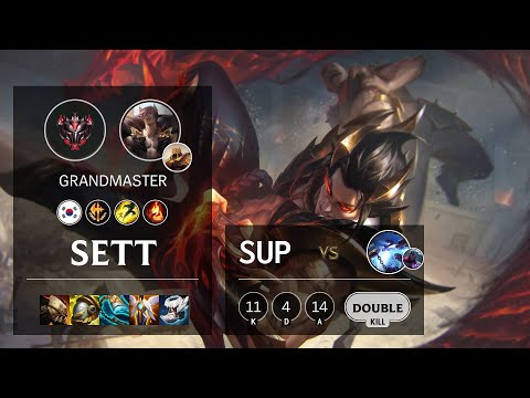 Sett Support vs Xerath - KR Grandmaster Patch 11.11