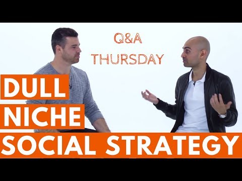 1 Simple Social Media Strategy for Getting Attention in a \"BORING\" Niche