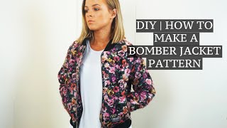 DIY | How To Make A Bomber Jacket Pattern | Josh Barnett
