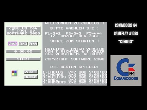 Cubulus (Commodore 64 / Gameplay #1088)
