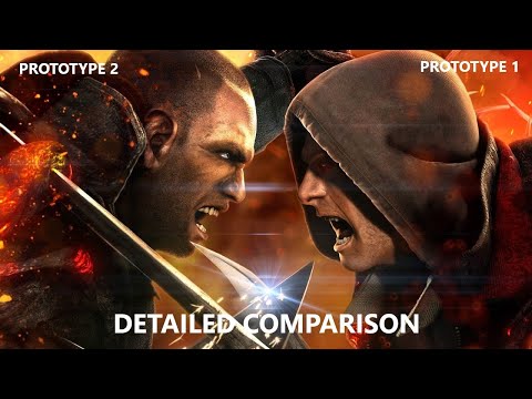 Prototype 1 vs Prototype 2 Gameplay Comparison in 2020
