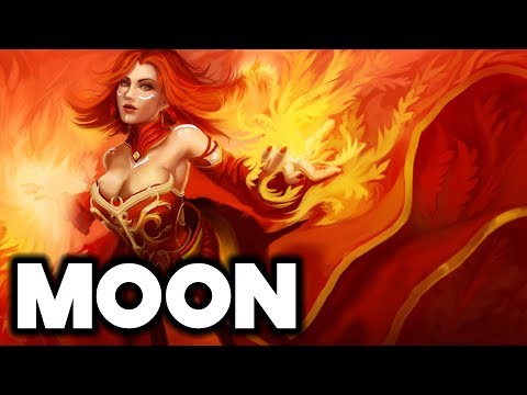 Moon - Lina - Dota 2 Full Gameplay