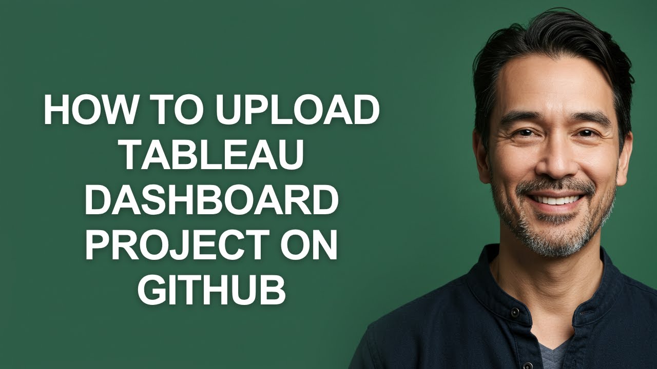 How to Upload Tableau Dashboard Project on Github - KevinHowTo