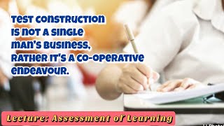 Teacher Made Test: Meaning, Features and Uses (Assessment of Learning Lecture)