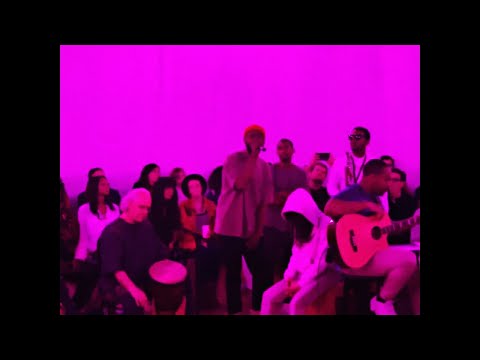 Ant Clemons performs "Garden" with the Sunday Service Choir