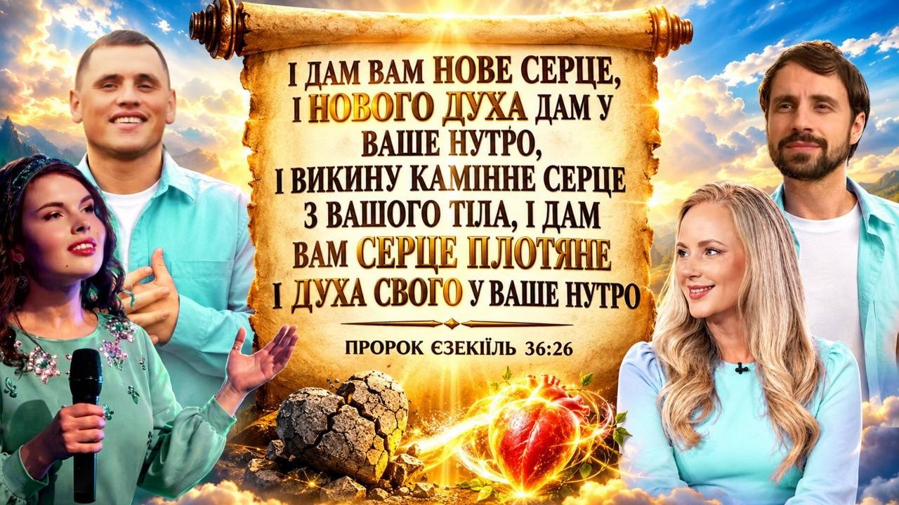 НОВЕ СЕРДЦЕ. Пісня-молитва Богу по Біблії