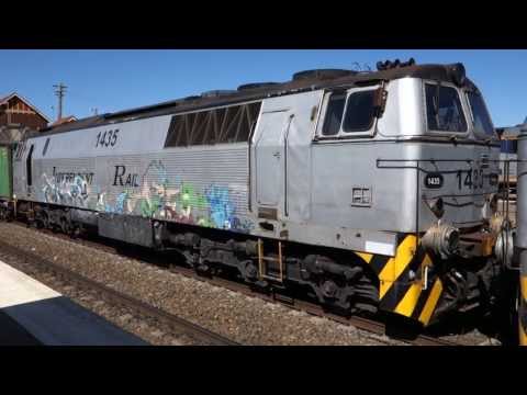 Danish Locos 1443 and 1435 in Goulburn - 27/1/14