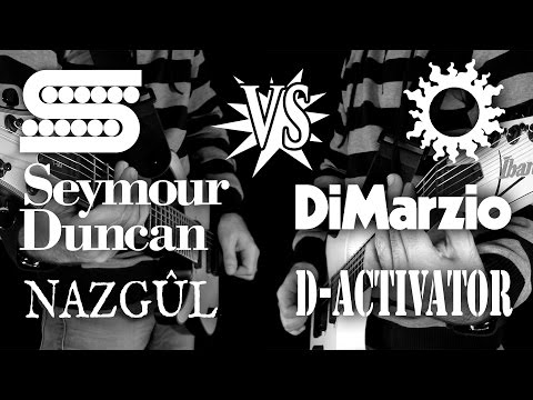 Seymour Duncan Nazgul vs DiMarzio D-Activator: Bridge pickups comparison