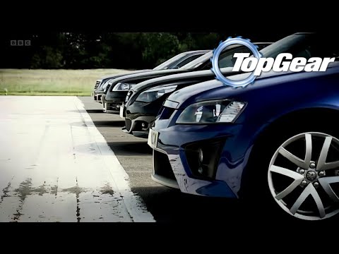 Thumbnail for VXR8 vs 5 Series vs A6 vs E Class DRAG RACE Top Gear | 4K 60fps AI Upscale #topgear #thegrandtour