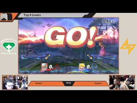 Shinkou (Sheik) vs Big Boss (Peach) - Emerald City III Smash for Wii U
