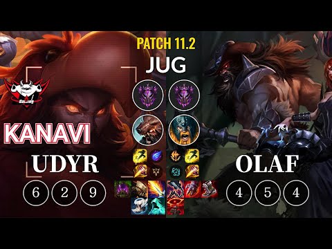 JDG Kanavi Udyr vs Olaf Jungle - KR Patch 11.2