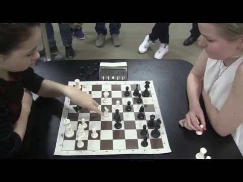 2016-03-27 Goriachkina - Dogodlina 6-th Blondes vs. Brunettes - chess battle