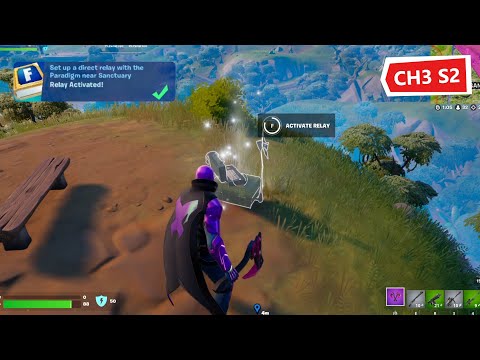 Set up a direct relay with the Paradigm near Sanctuary in Fortnite Week 5 Resistance Quest.