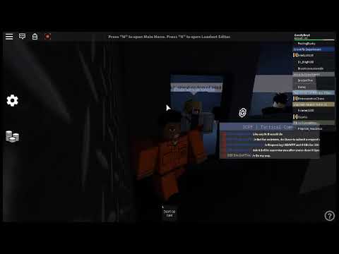 Roblox SCPF Class D Testing