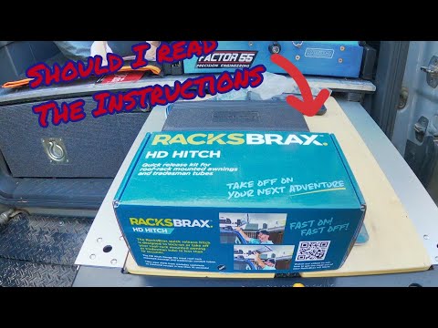 Racksbrax fitting this is the best way to fit a Awning