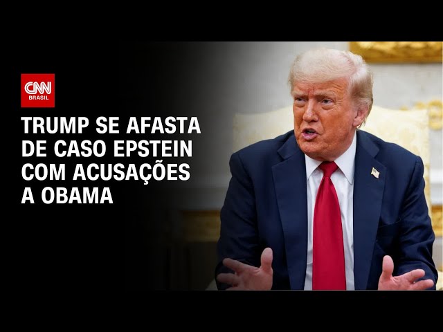 Trump desvia de caso Epstein com acusações a Obama | CNN 360º