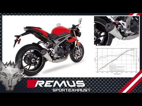 Triumph Speed Triple S Mod. 2016 with REMUS Slip-on system