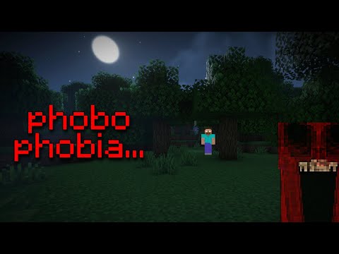 1 Guy with PHOBOPHOBIA vs scary minecraft mods