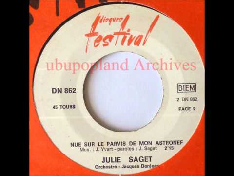 Julie Saget - nue sur le parvis de mon astronef - French female psych LSD mental folk-sike 69