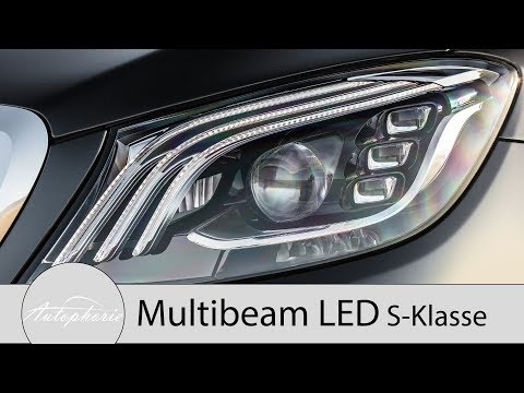 Mercedes-Benz S-Klasse MULTIBEAM LED inklusive Nachtsicht-Assistent PLUS [4K] - Autophorie