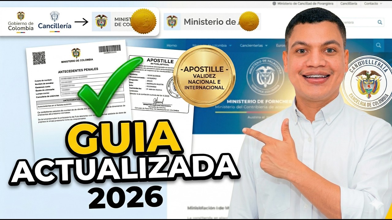 Cómo Apostillar Antecedentes Penales en Colombia para Becas y Visas 🇨🇴 (Rápido y Fácil)