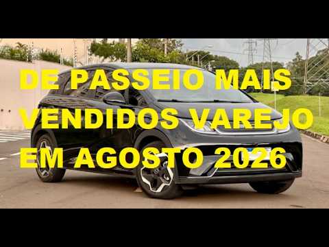 VAREJO DE AGOS CARROS DE PASSEIO MAIS VENDIDOS