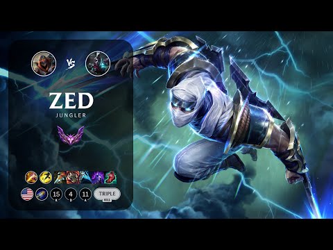 Zed Jungle vs Ekko - NA Master Patch 13.8