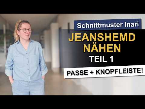 INARI – Jeanshemd & Bluse Damen Schnittmuster PDF & Papier – YouTube Video
