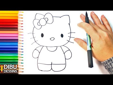Comment dessiner un Hello Kitty étape par étape