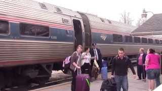preview picture of video 'The Huntingdon Channel: The Pennsylvanian arriving at Huntingdon, PA'