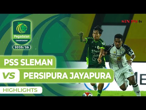 PSS Sleman VS PERSIPURA Jayapura - Highlights | Pegadaian Championship 2025/26 #Pekan8