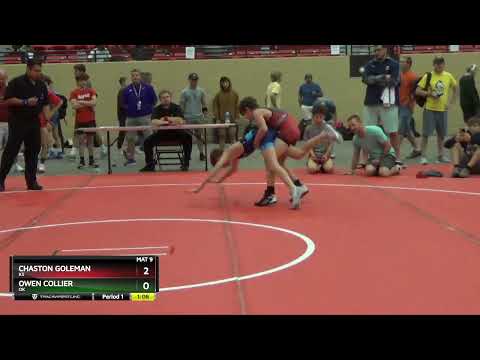 88 Lbs Round 3 - Chaston Goleman, KS Vs Owen Collier, OK Bc34