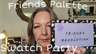 Time For Another Swatch Party 🥳 #makeuprevolution #59andfabulous #friendspalette