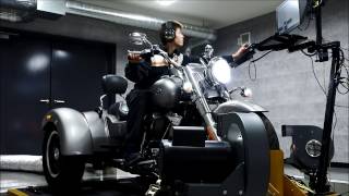 Harley-Davidson Freeweeler on a Dynojet 250ix