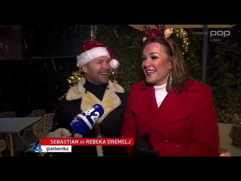 Rebeka Dremelj in Sebastian z božično čajanko v oddaji Pop In na Pop TV