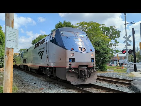 MBTA 1031 and Amtrak Lake Shore Limited in Ashland, MA