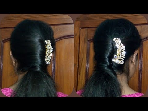 FRENCH PONYTAIL UNDER 2MINS || WEDDING PARTY EASY HAIRSTYLE | Stylopedia