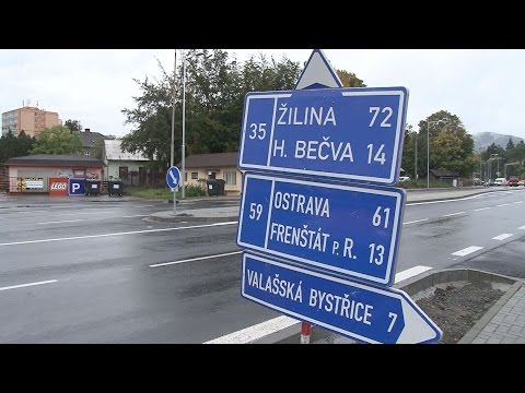 Na rožnovské cestě se jezdí ve všech pruzích, teď se budou testovat semafory