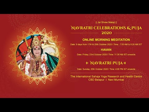 2020-1018 Navratri Morning Online Meditation at 07:00AM IST - Day 2