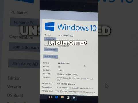Upgrading Unsupported Windows 10 Devices to Windows 11 #windows #windows11 #windows11installation