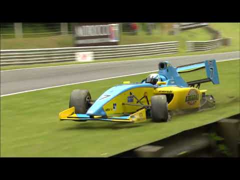 20090719 Henry Surtees FIA Formula 2 at Brands Hatch Crash Extended English Commentary