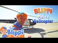 Blippi Explores A Police Helicopter Learning Videos For Kids Education Show For Toddlers