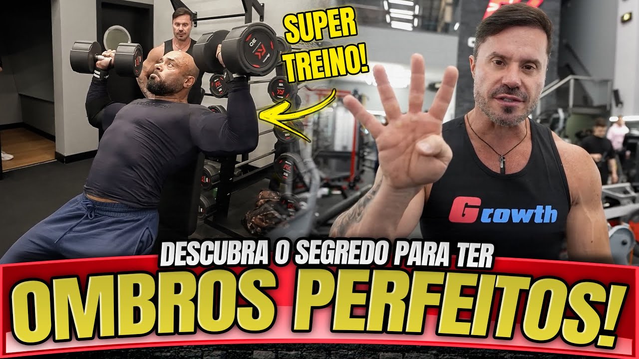 ESSES SÃO OS EXERCÍCIOS PARA TER OMBROS PERFEITOS – MASTER CLASS RENATO CARIANI