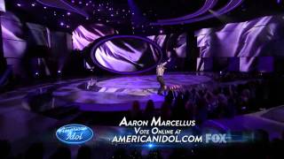 Aaron Marcellus - Never Can Say Goodbye - American Idol 11 Top 13 Boys