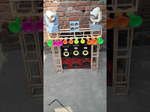 Mini Dj setup #dj #sound #minidjlight #soundsystem #djminiprobattery #automobile #minidjpickup