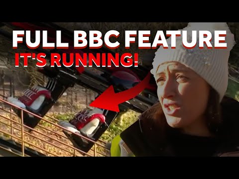 Nemesis Reborn Testing Alton Towers as Featured on BBC Midlands Today