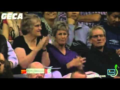 Timo Boll Amazing Backhand WTTC 2012