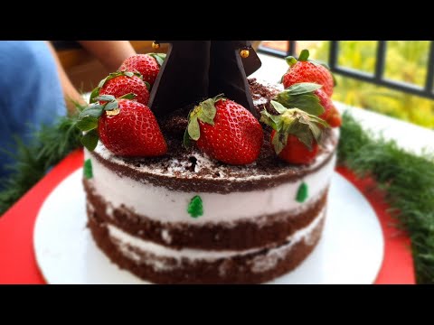 Xmas theme Cake Recipe | Christmas Theme Cake Recipe | Chef Shameem Cakes