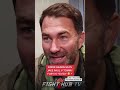 I ASKED EDDIE HEARN HIS HONEST TAKE ON JAKE PAUL VS TOMMY FURY! ADMITS HE WILL….