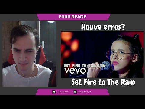 FONO REAGE #67 - Heloísa Gibertoni - Set Fire to The Rain (REACT)